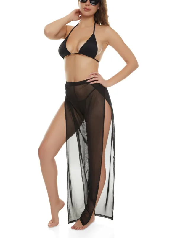 Daisy Triangle Swim Bikini Top and Bottoms with Cover Up Pants sold by Rainbow