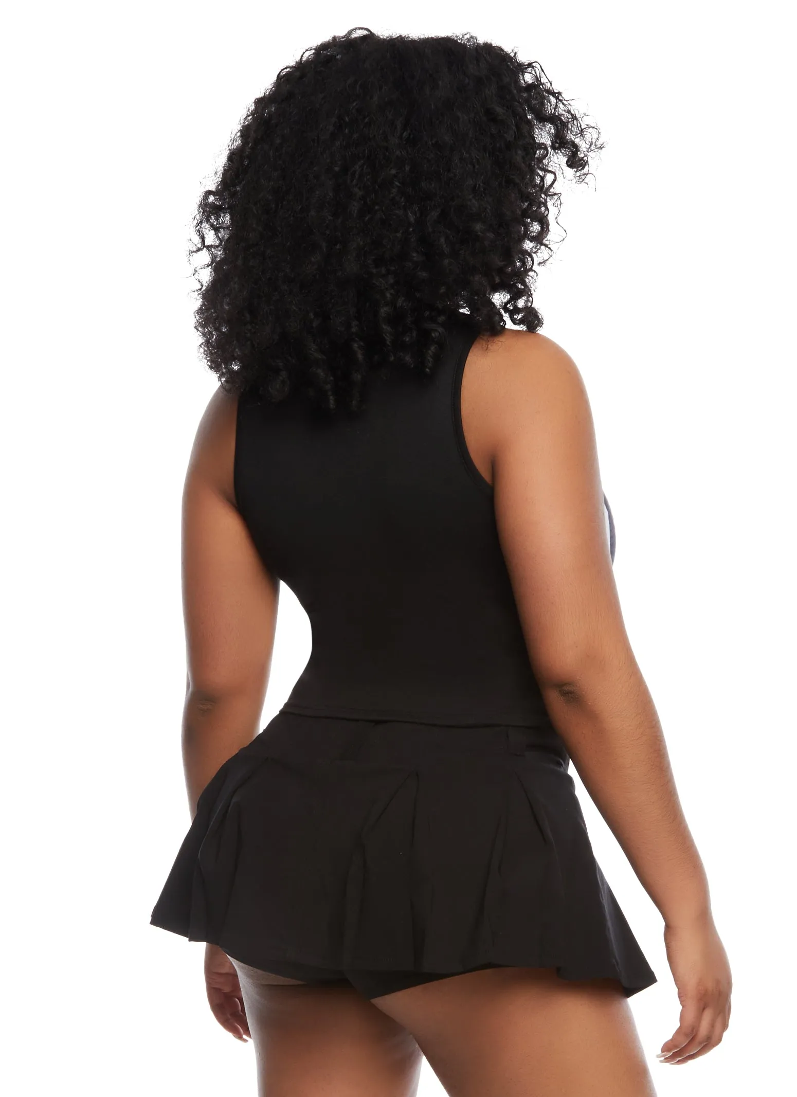 Printed Cropped Tank Top sold by Rainbow product image thumbnail 3