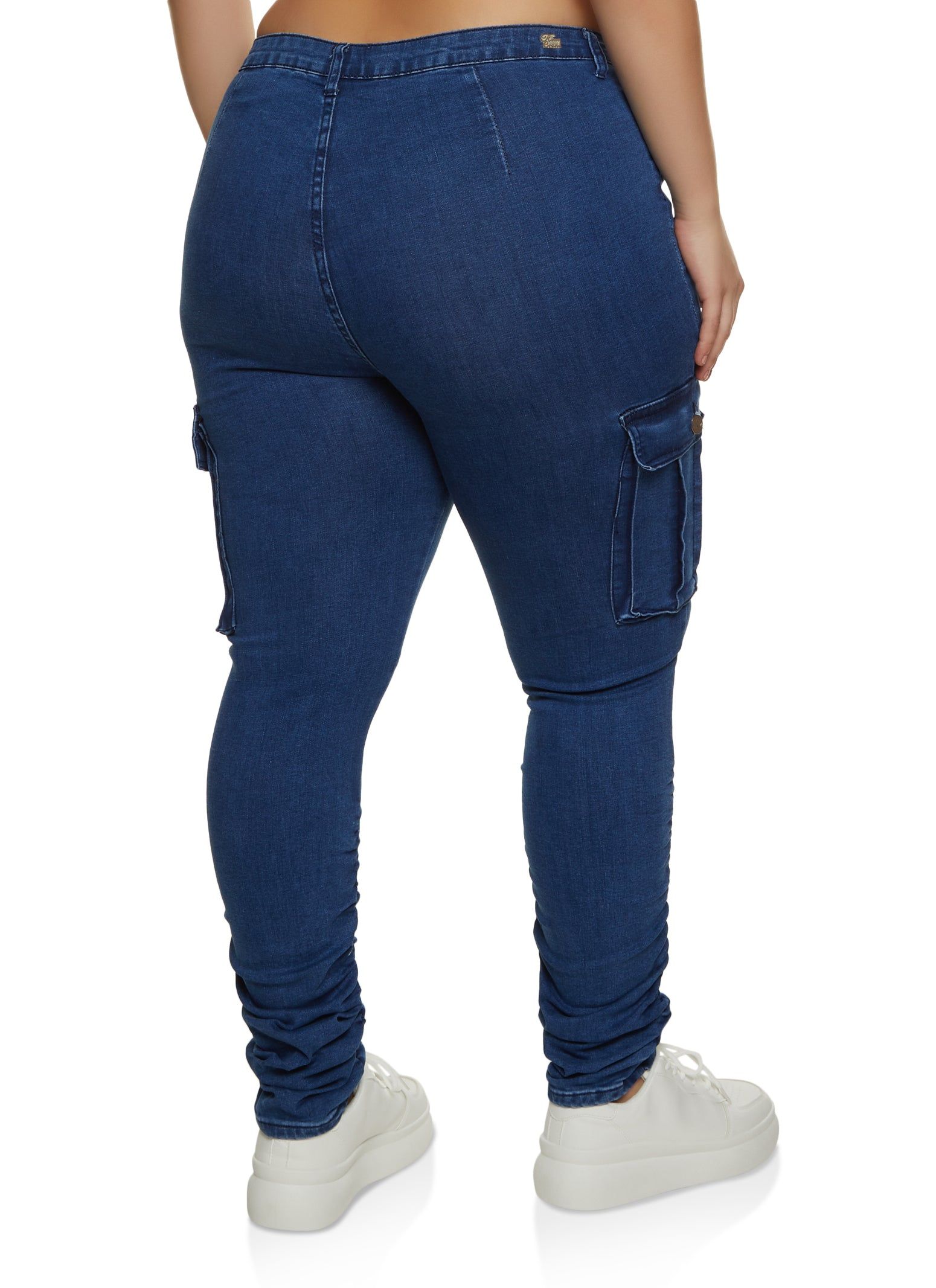 Plus Size Stacked Cargo Skinny Jeans sold by Rainbow product image thumbnail 3