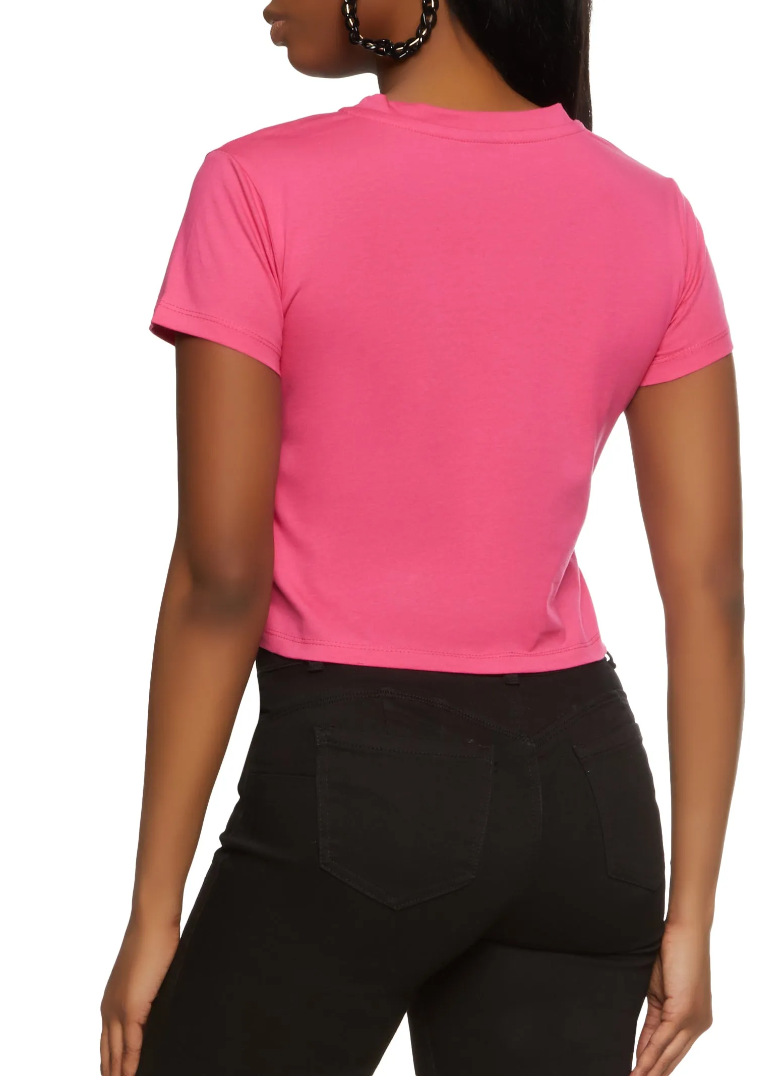 Black Queen Nutritional Facts Rhinestone Tee sold by Rainbow product image thumbnail 2