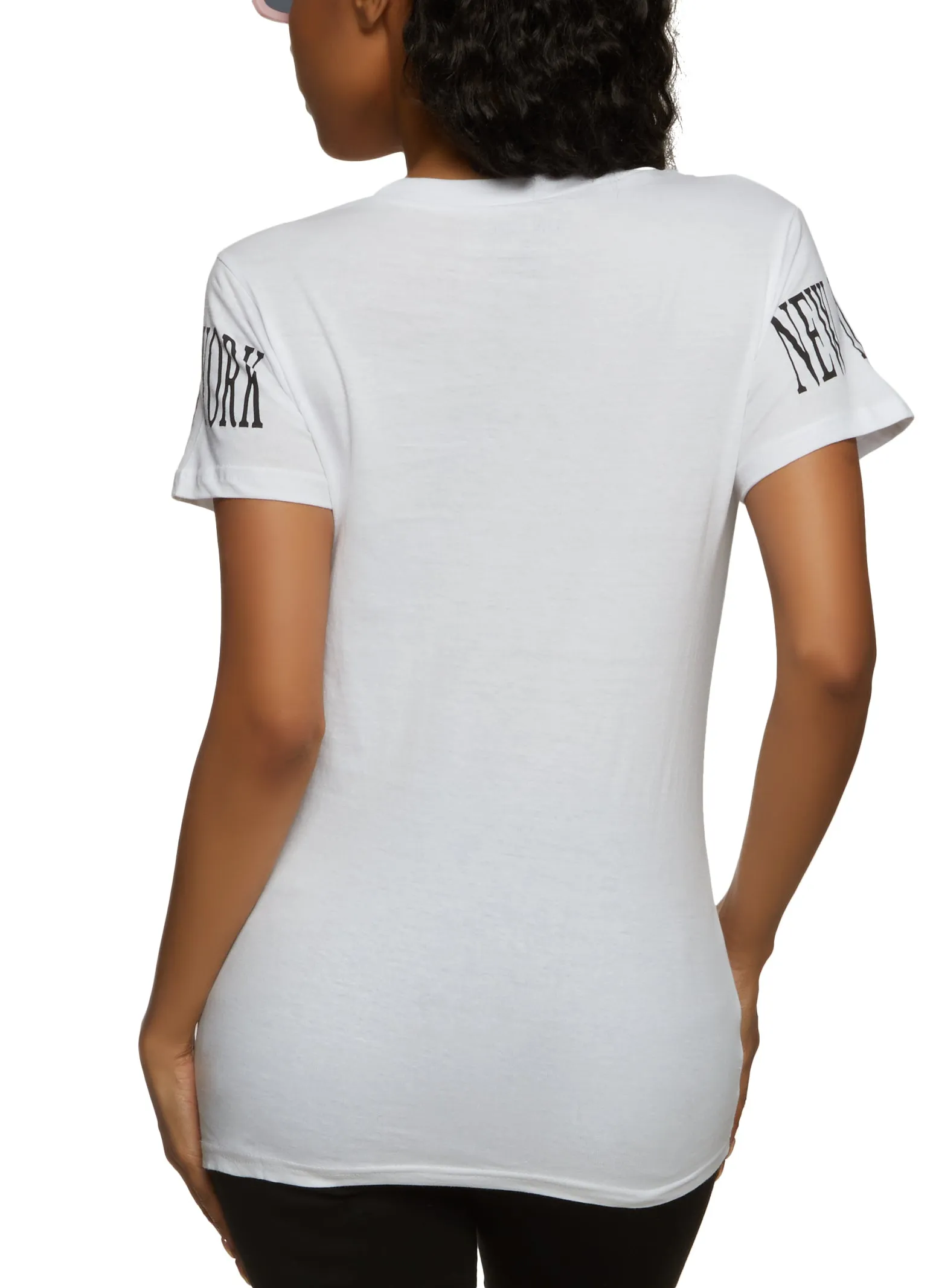 Rhinestone New York Girl Boss Graphic Tee sold by Rainbow product image thumbnail 2