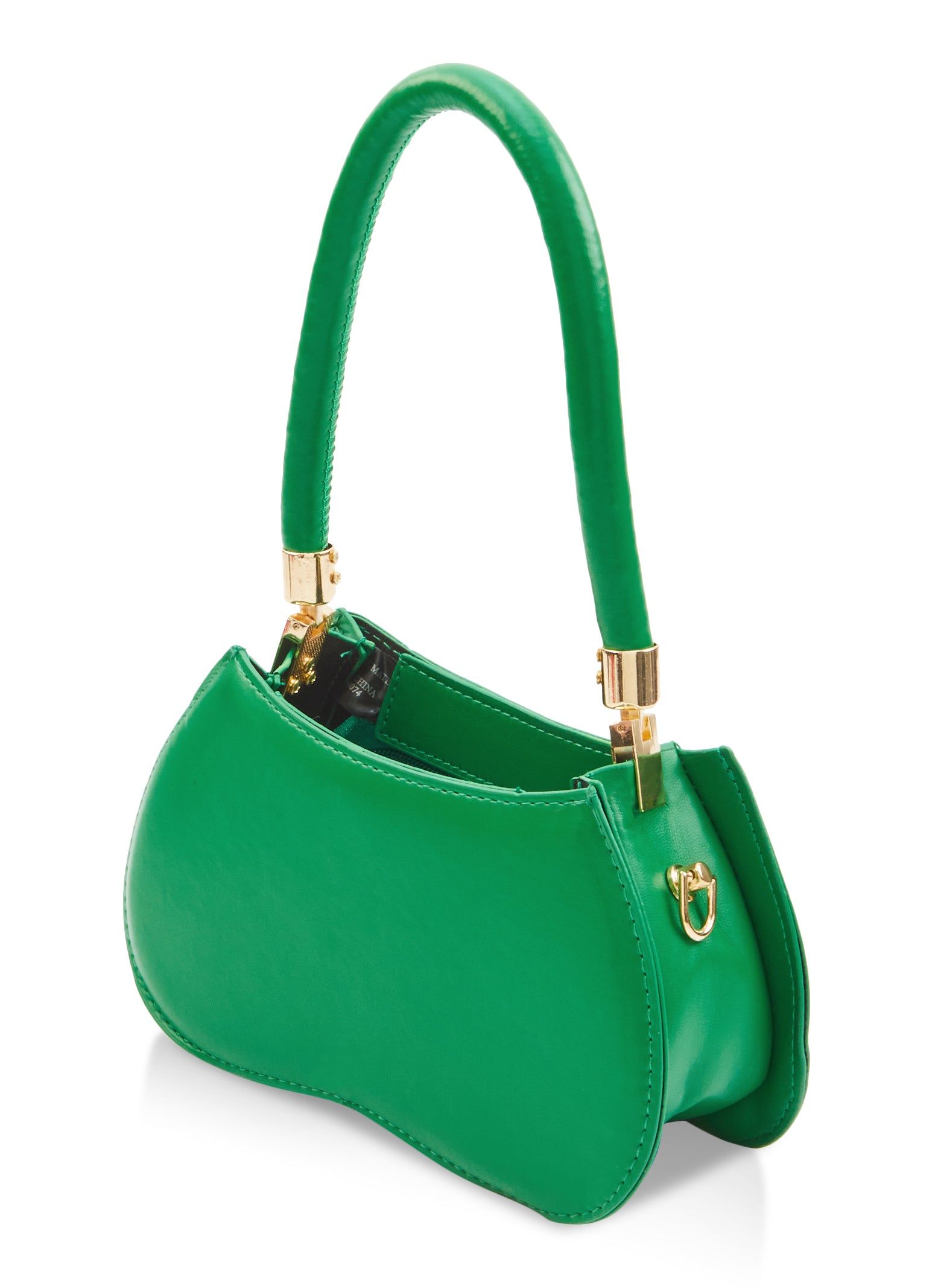 Faux Leather Quilted Shoulder Bag sold by Rainbow product image thumbnail 3