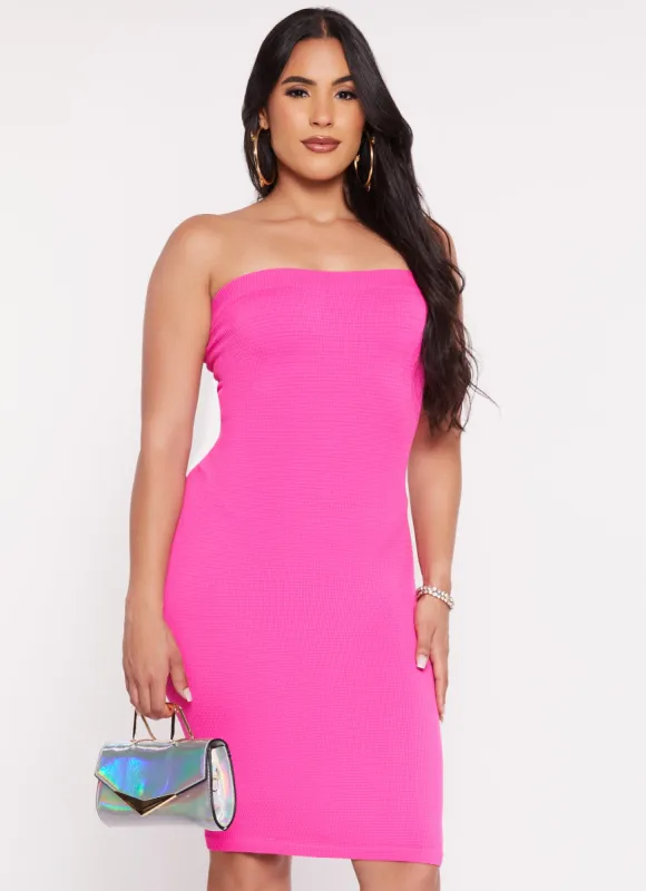 Ribbed Seamless Tube Dress sold by Rainbow