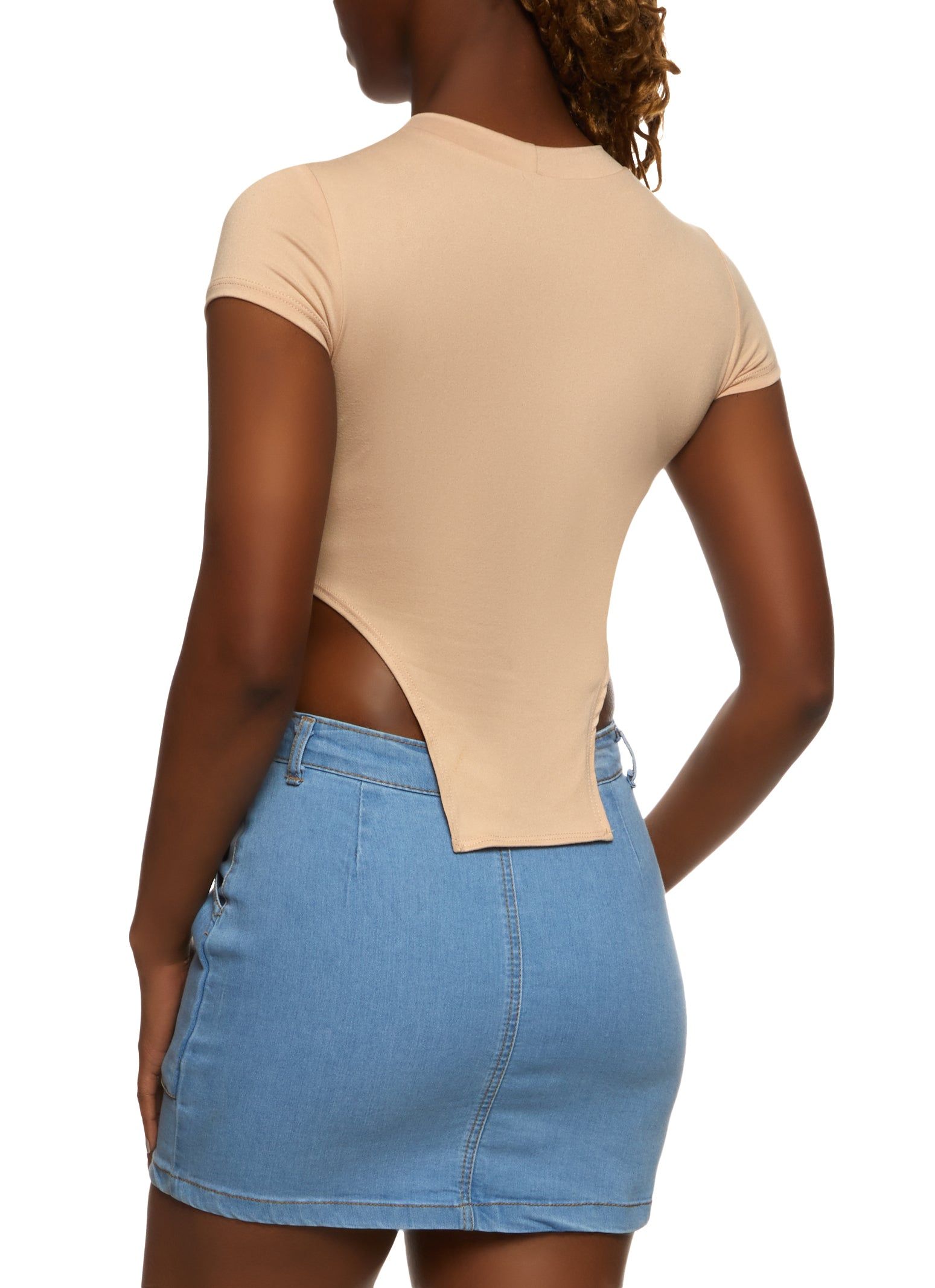 Born To Ride Cropped Graphic Top sold by Rainbow product image thumbnail 2