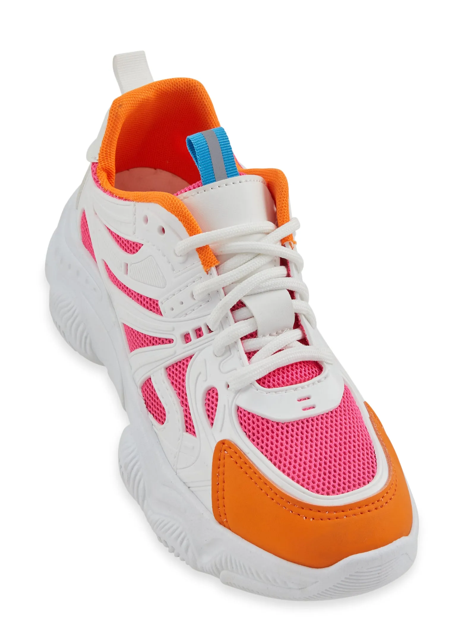 Lace Up Chunky Sole Sneakers sold by Rainbow