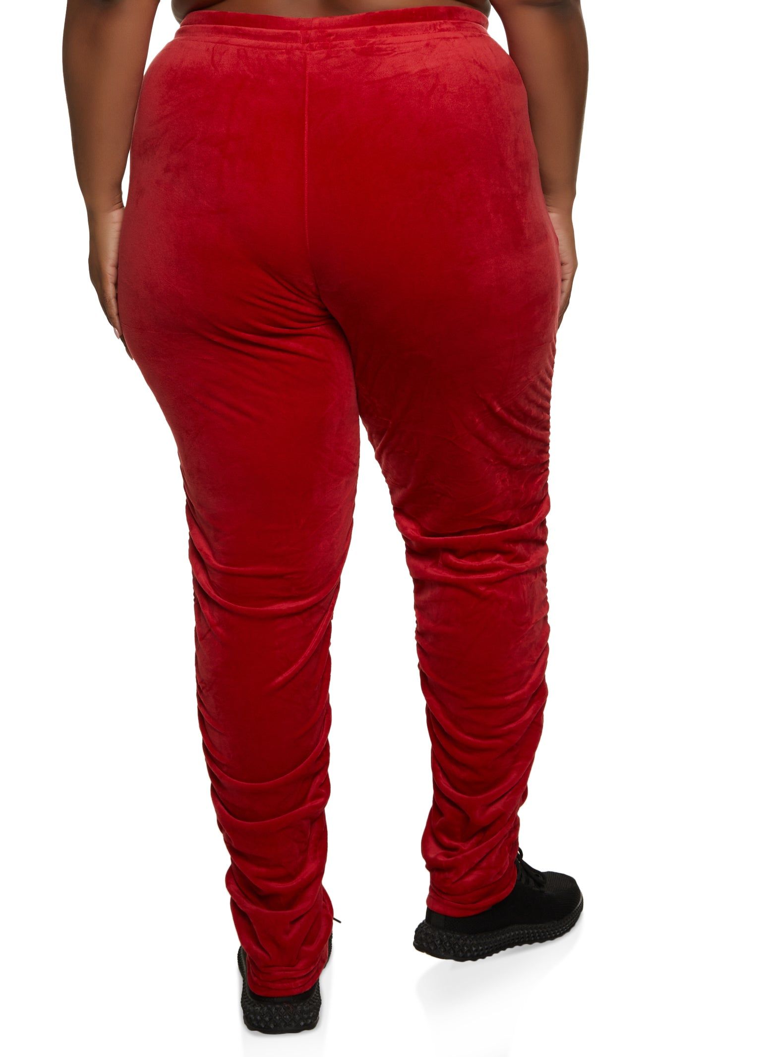 Plus Size Velour Stacked Sweatpants sold by Rainbow product image thumbnail 2