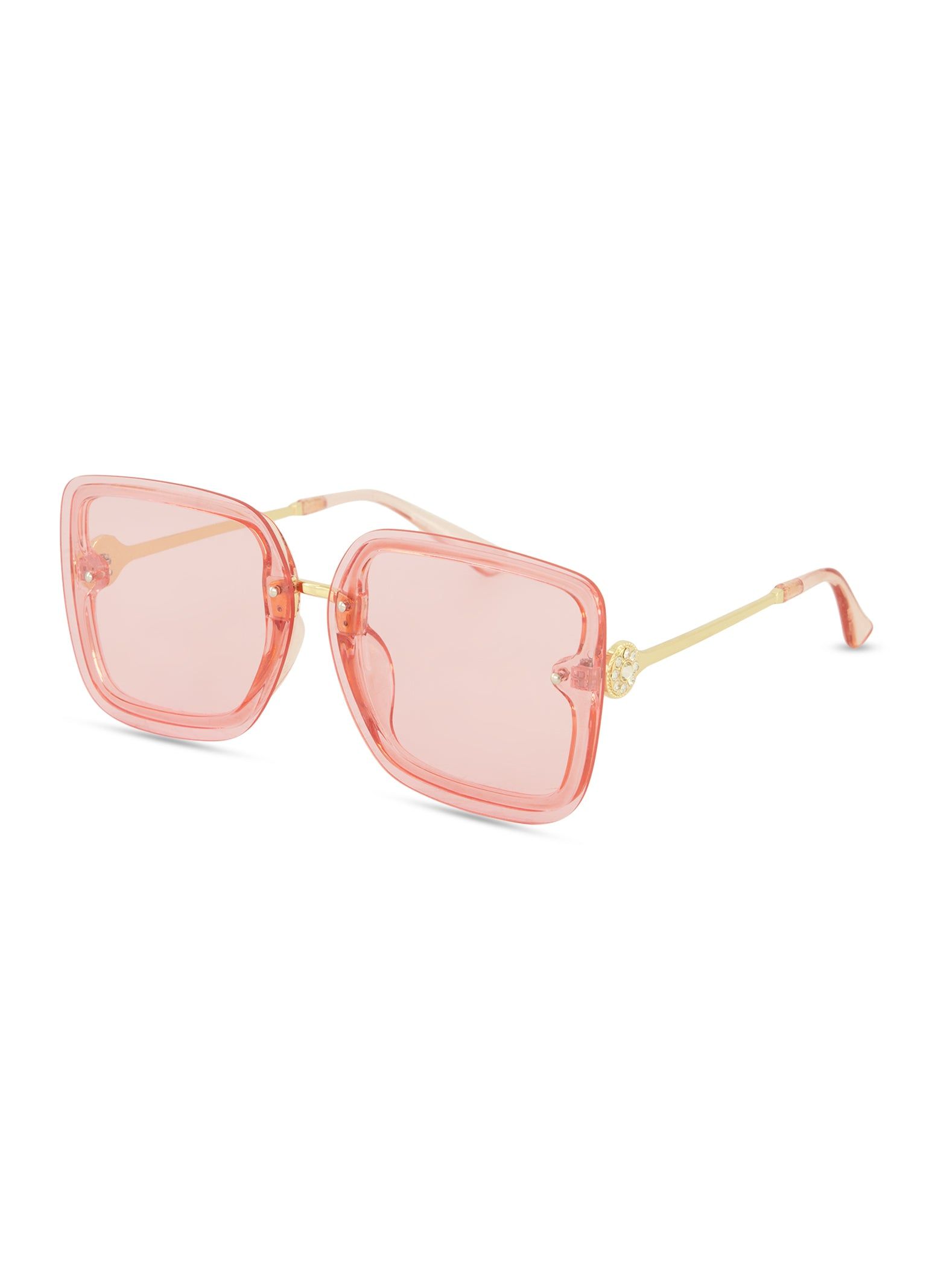 Rimless Oversized Square Sunglasses sold by Rainbow product image thumbnail 2