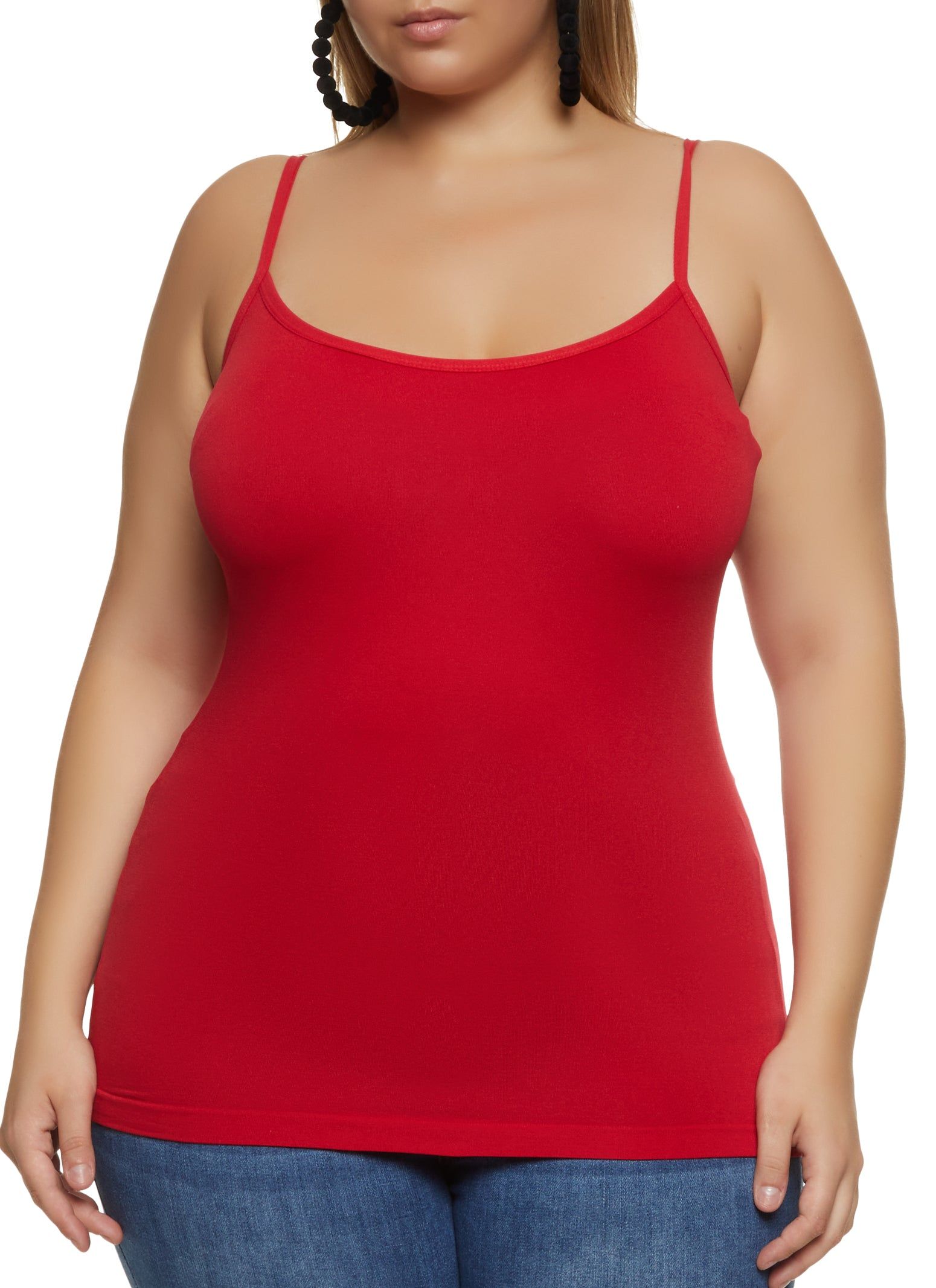 Plus Size Scoop Neck Seamless Cami sold by Rainbow
