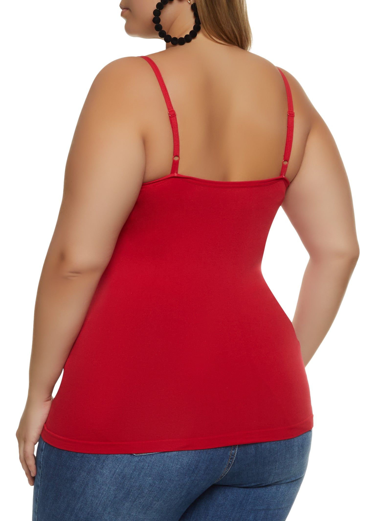 Plus Size Scoop Neck Seamless Cami sold by Rainbow product image thumbnail 2