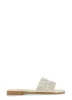 Rhinestone Band Square Toe Slide Sandals sold by Rainbow