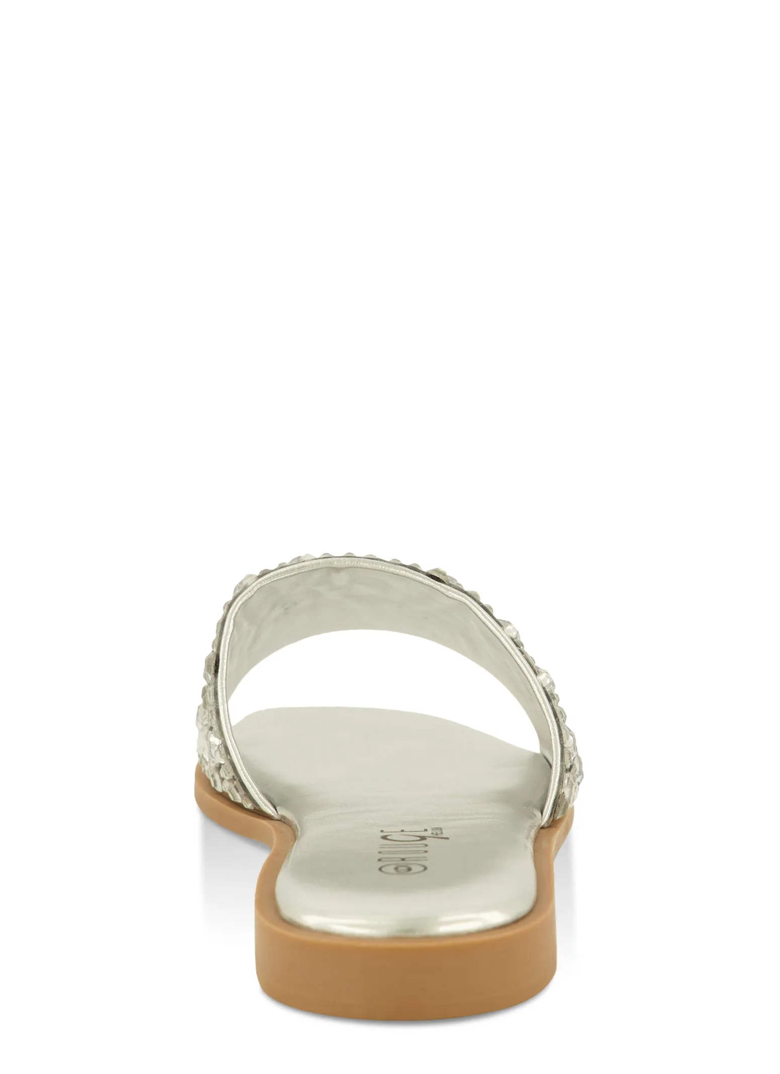 Rhinestone Band Square Toe Slide Sandals sold by Rainbow product image thumbnail 3