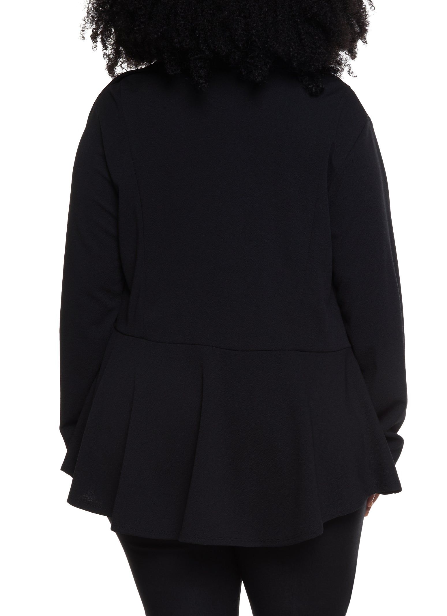 Plus Size Ruffled Blazer sold by Rainbow product image thumbnail 2