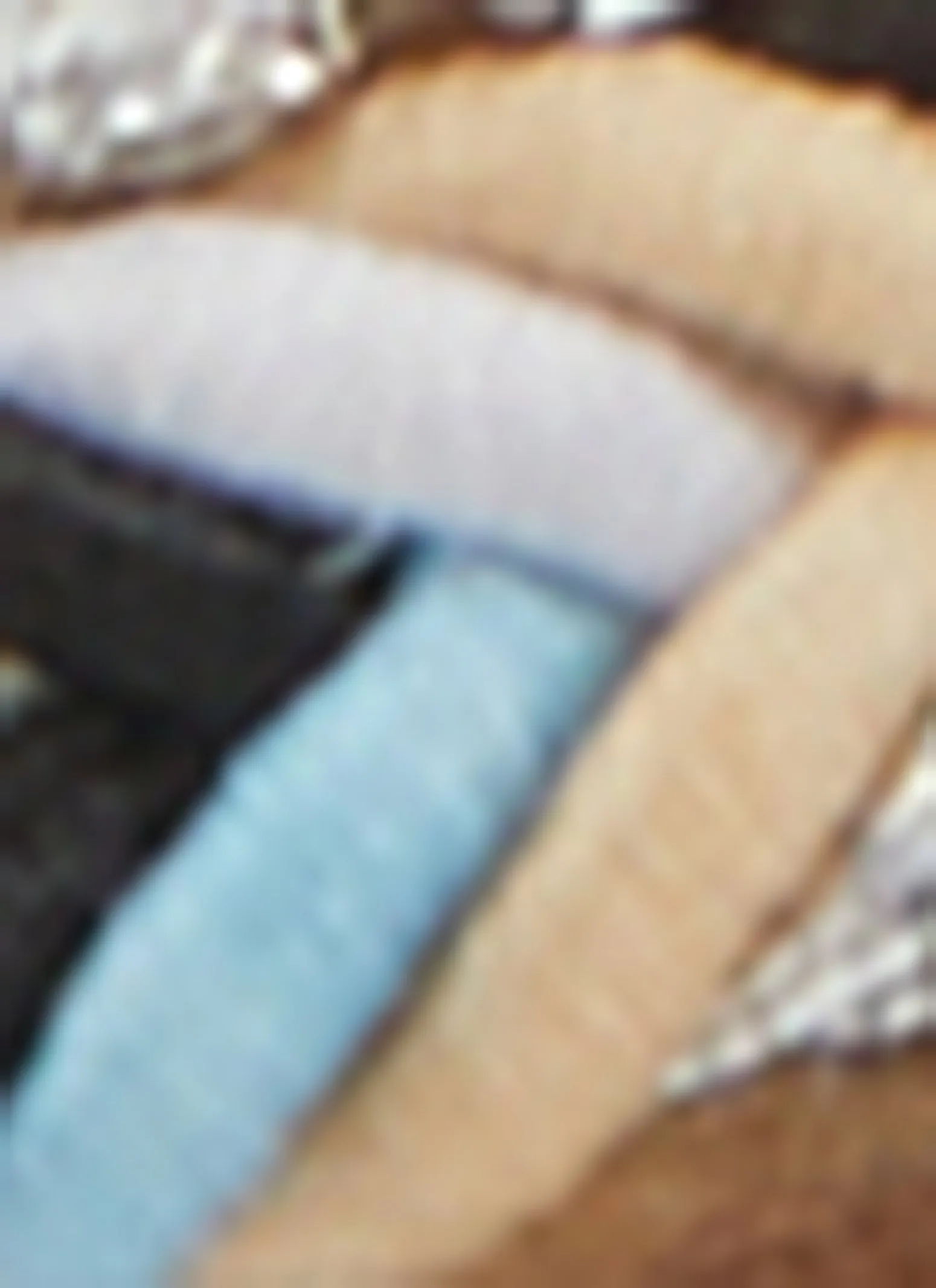 Studded Embroidered Sequin Cut Out Band Slide Sandals sold by Rainbow product image thumbnail 4