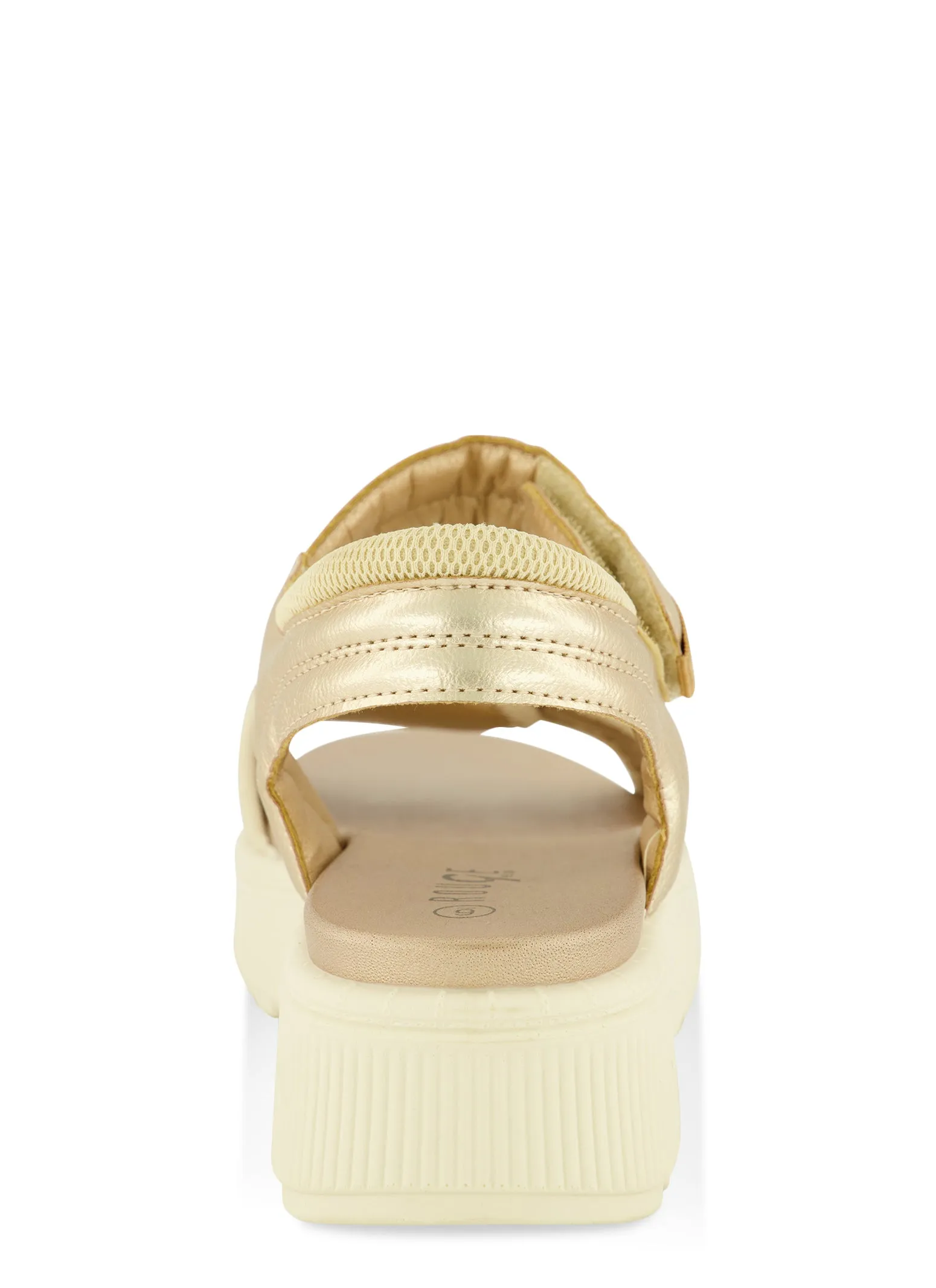 Velcro Band Ankle Strap Platform Sandals sold by Rainbow product image thumbnail 3