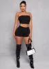 Studded Rhinestone Cropped Tube Top sold by Rainbow