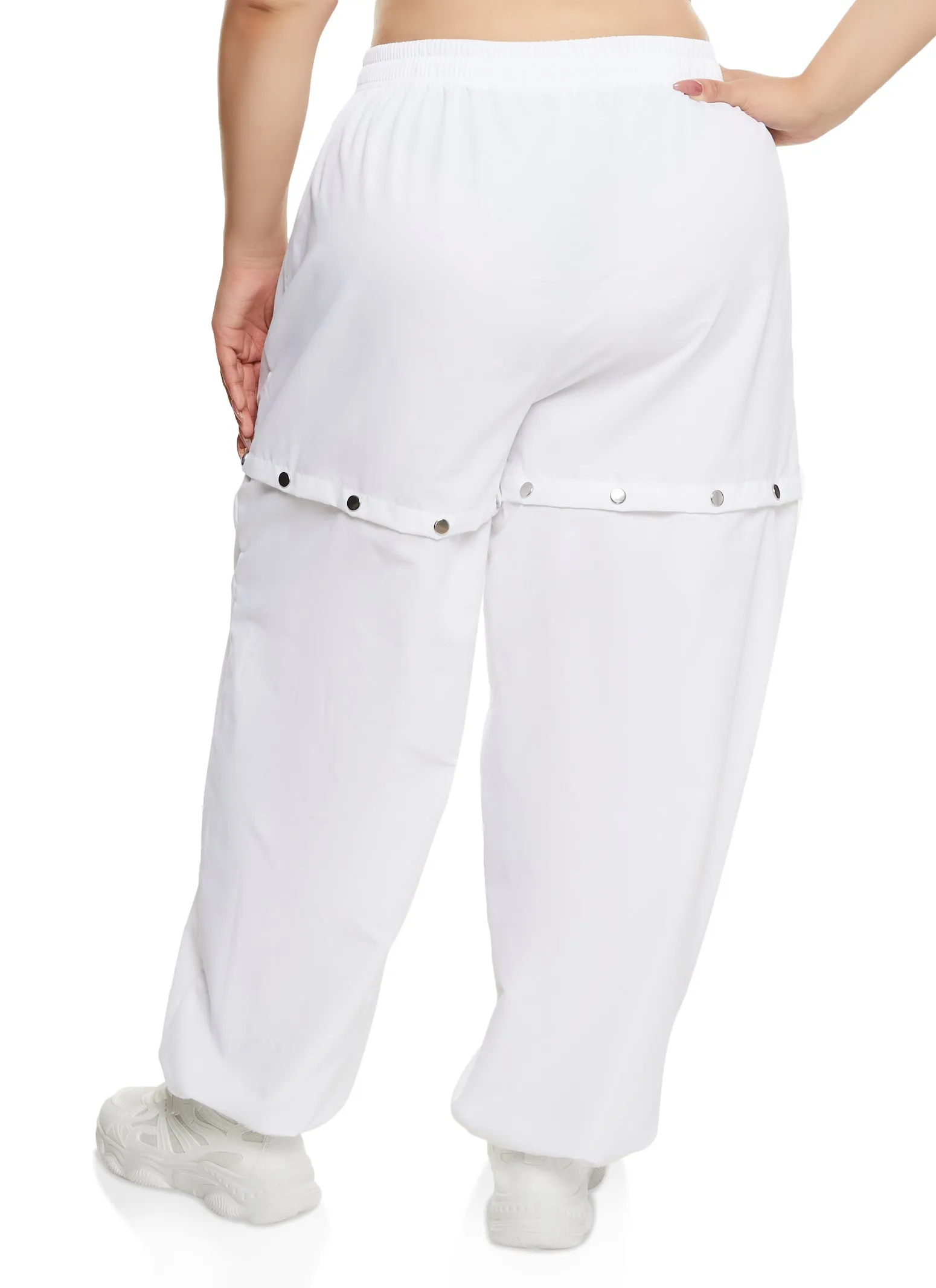 Plus Size Snap Button Tear Away Joggers sold by Rainbow product image thumbnail 3
