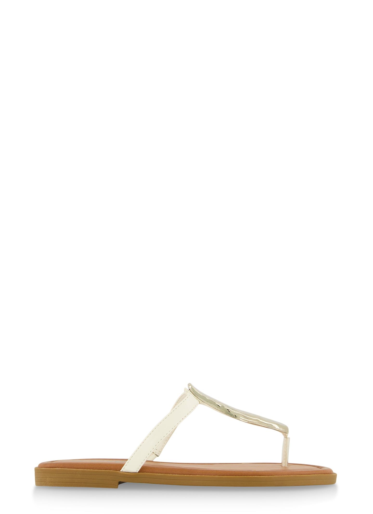 Cut Out Pendant Thong Slide Sandals sold by Rainbow product image thumbnail 2