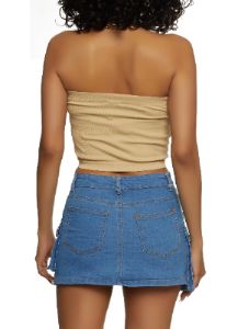 Ribbed Knit Seamless Tube Top sold by Rainbow