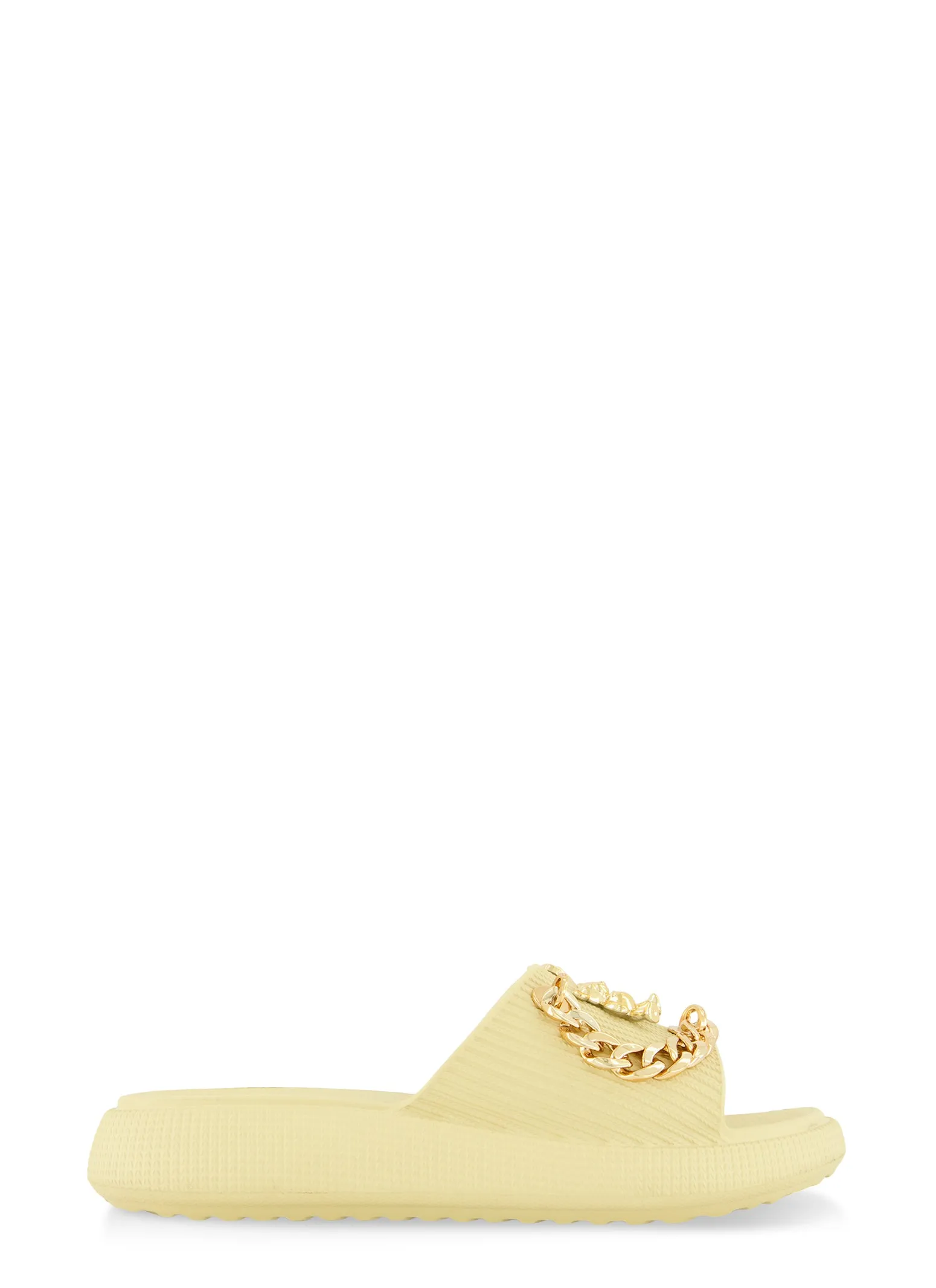 Chain Detail Embellished Platform Slide Sandals sold by Rainbow product image thumbnail 2