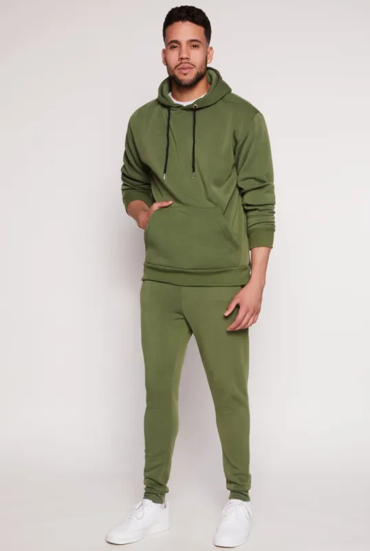 Mens Fleece Lined Zip Drawstring Joggers sold by Rainbow