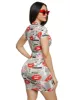 Mock Neck Bodycon T Shirt Dress sold by Rainbow