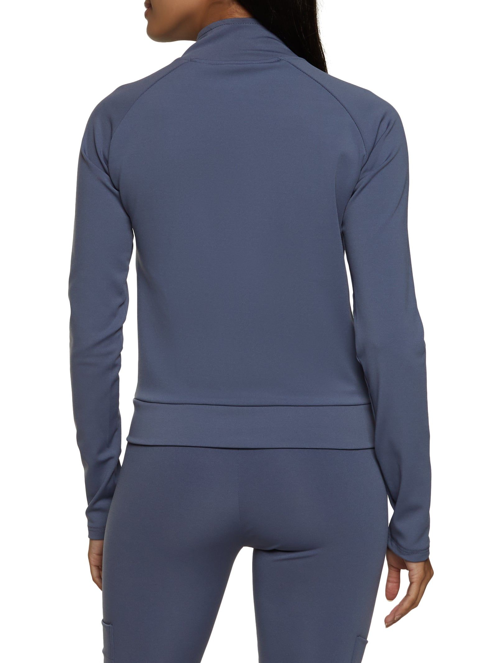 Zip Front Mock Neck Track Jacket sold by Rainbow product image thumbnail 3