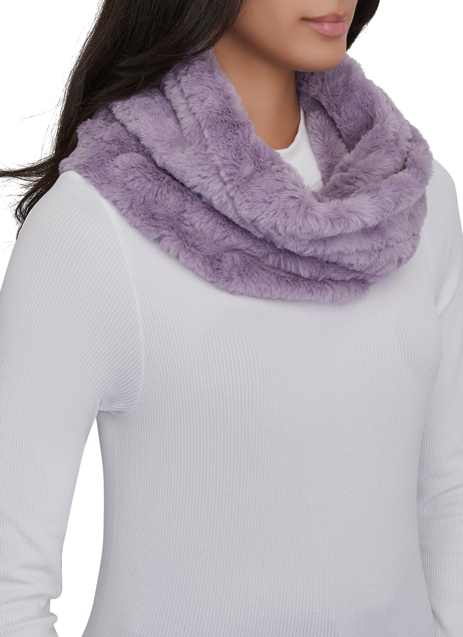 Faux Fur Cowl Scarf sold by Rainbow