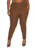 Plus Size Ribbed Knit High Waist Leggings sold by Rainbow