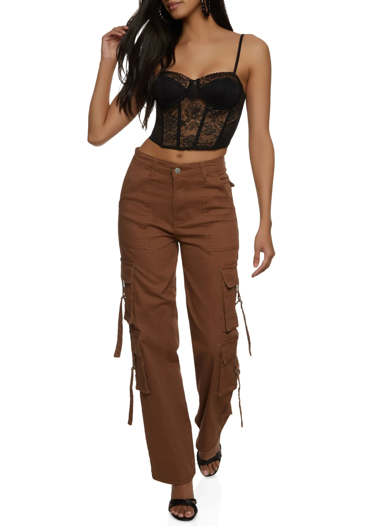 Floral Lace Corset Bustier Top sold by Rainbow product image thumbnail 2