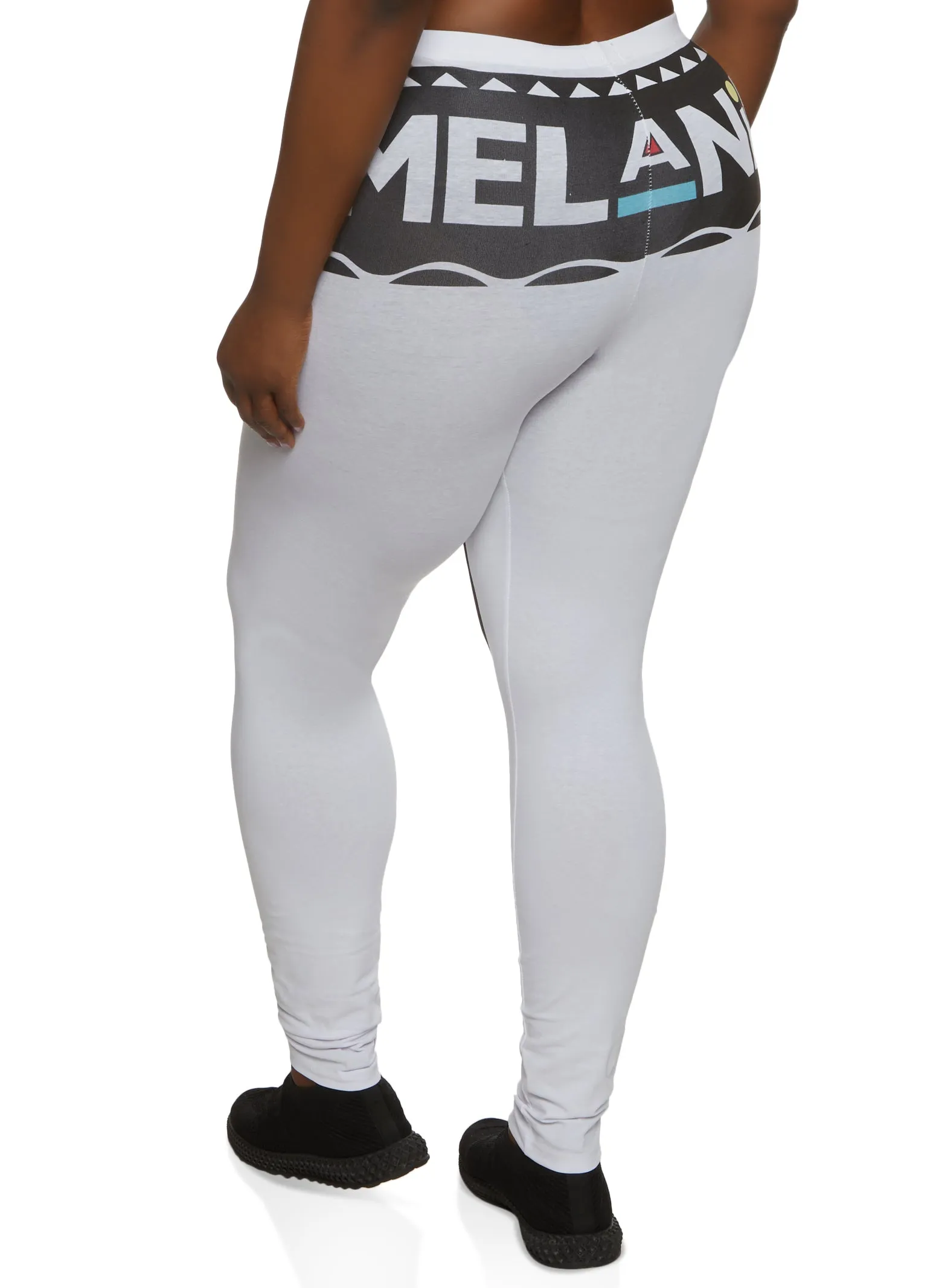 Plus Size Melanin Graphic Leggings sold by Rainbow product image thumbnail 2