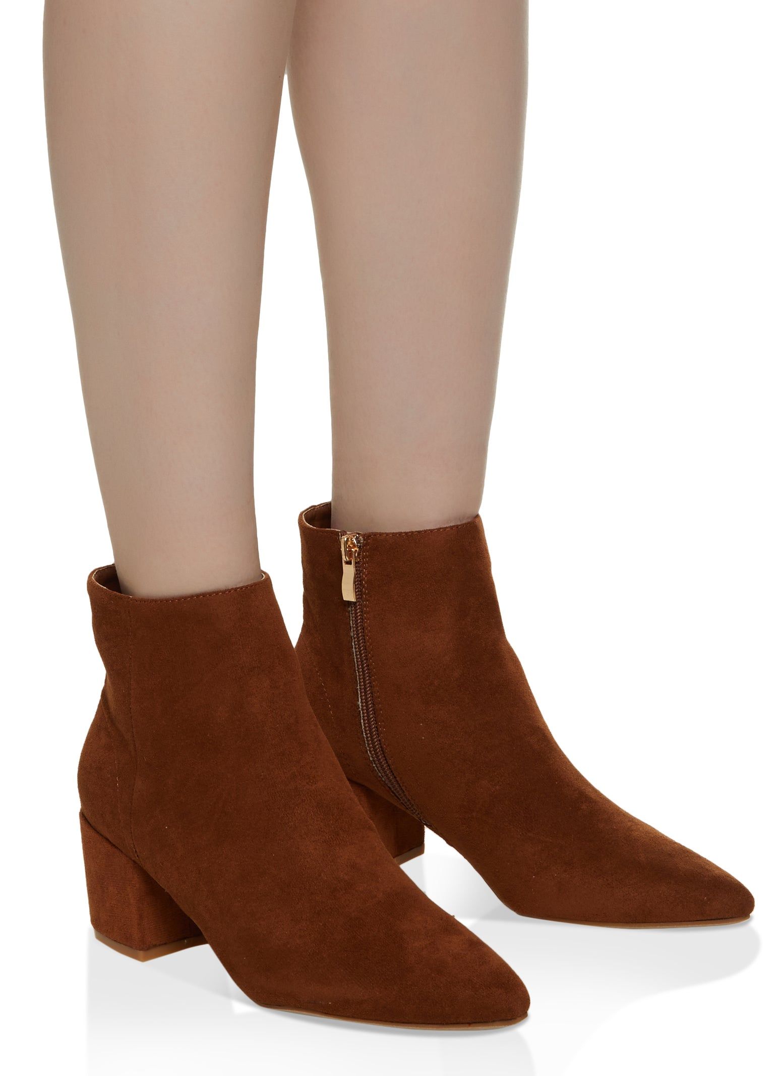 Pointed Toe Mid Heel Booties sold by Rainbow product image thumbnail 2
