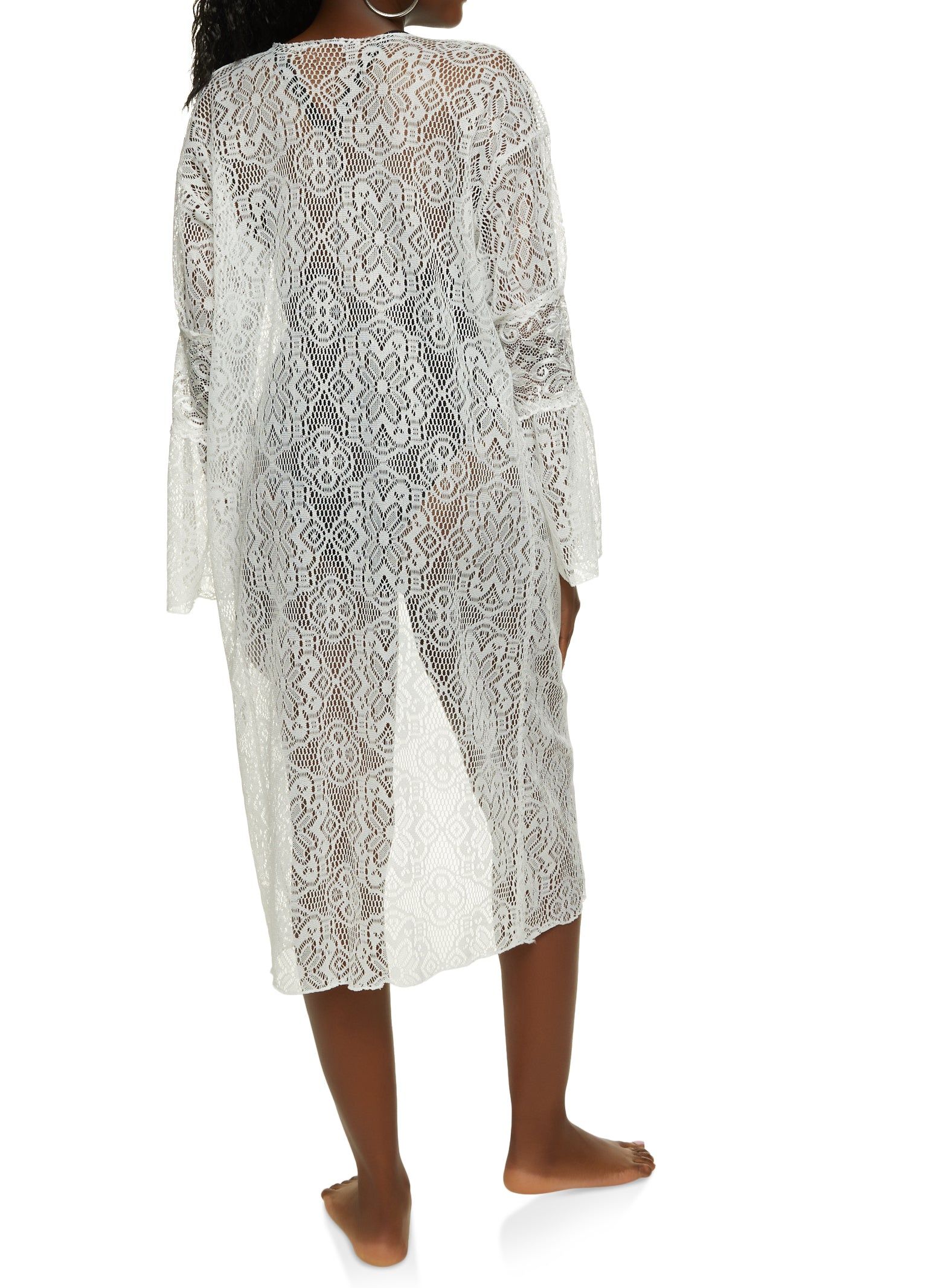 Floral Lace Kimono sold by Rainbow product image thumbnail 5