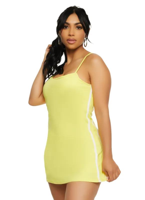 Varsity Stripe Detail Cami Dress sold by Rainbow