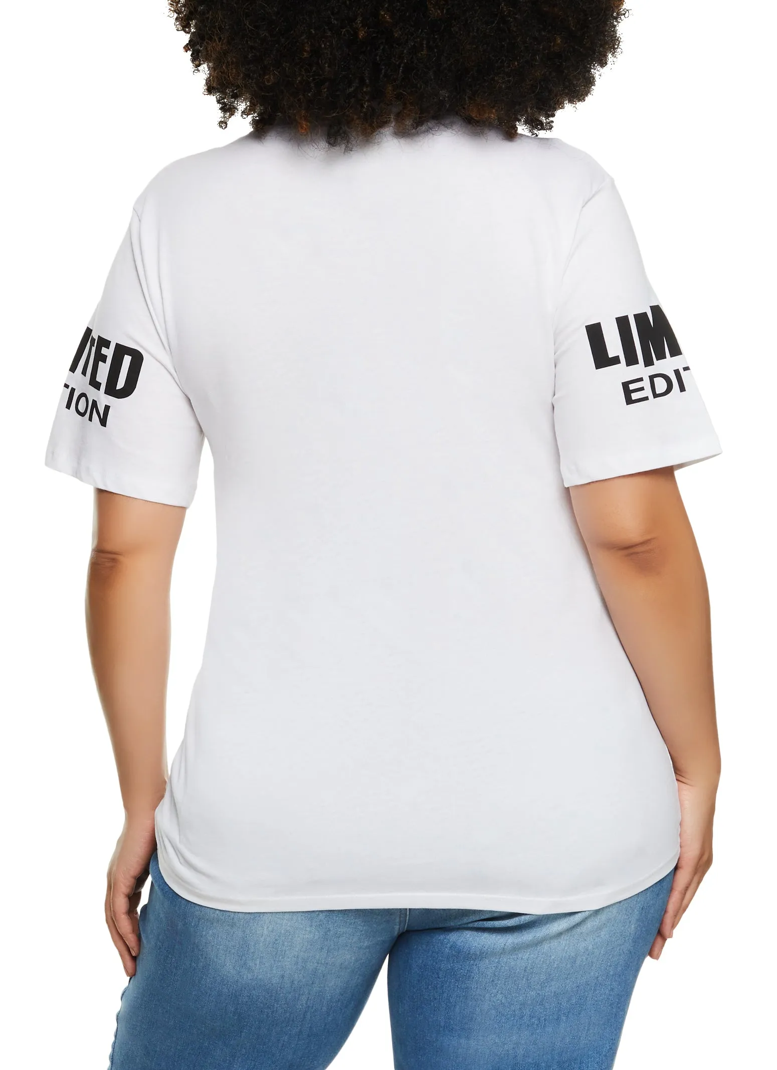 Plus Size Sequin Limited Edition Graphic T Shirt sold by Rainbow product image thumbnail 3