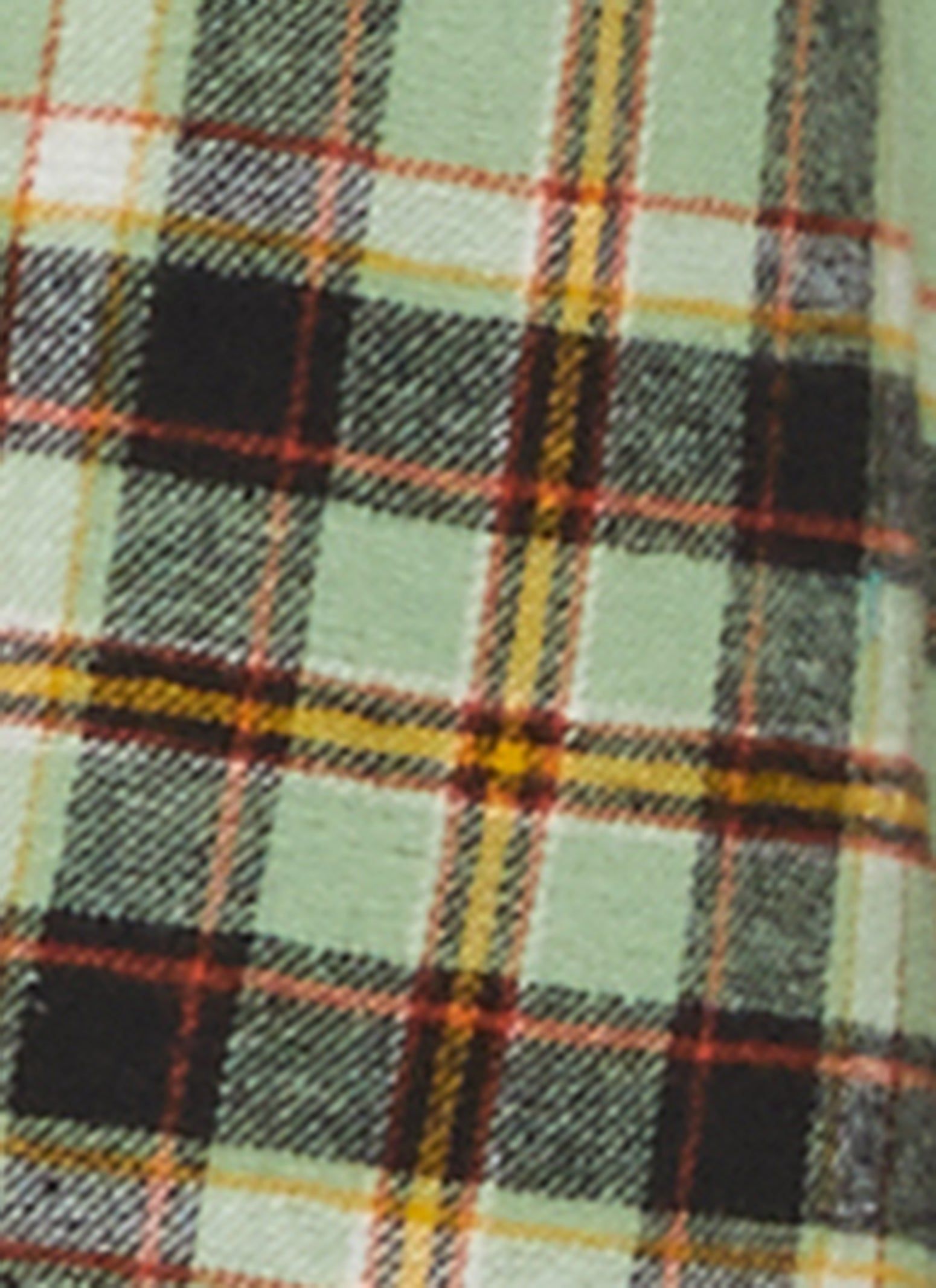 Plaid Button Front Hooded Flannel Shirt sold by Rainbow product image thumbnail 3