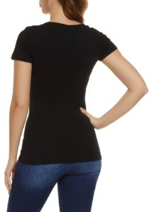 Basic V Neck Short Sleeve Tee sold by Rainbow