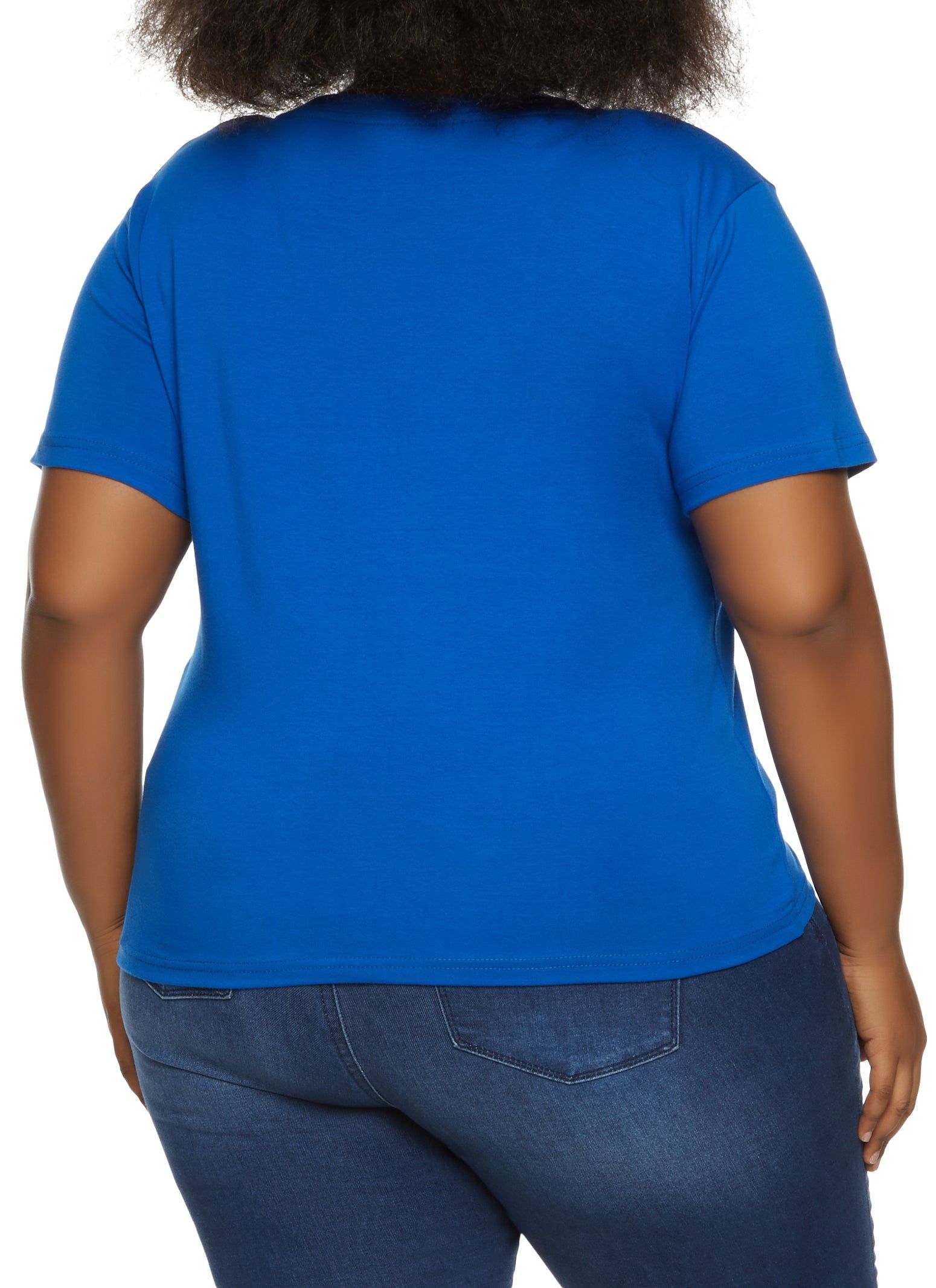 Plus Size Nutritional Facts Rhinestone Graphic Tee sold by Rainbow product image thumbnail 2