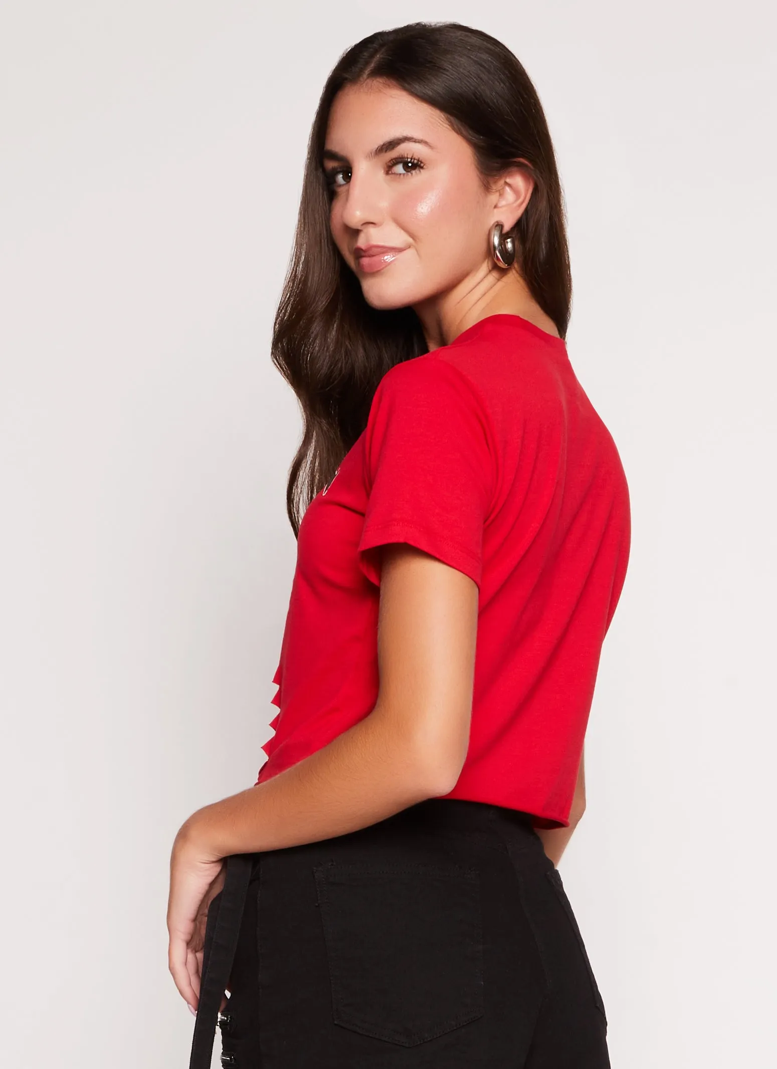 Hustle Squad Laser Cut Tee sold by Rainbow product image thumbnail 3