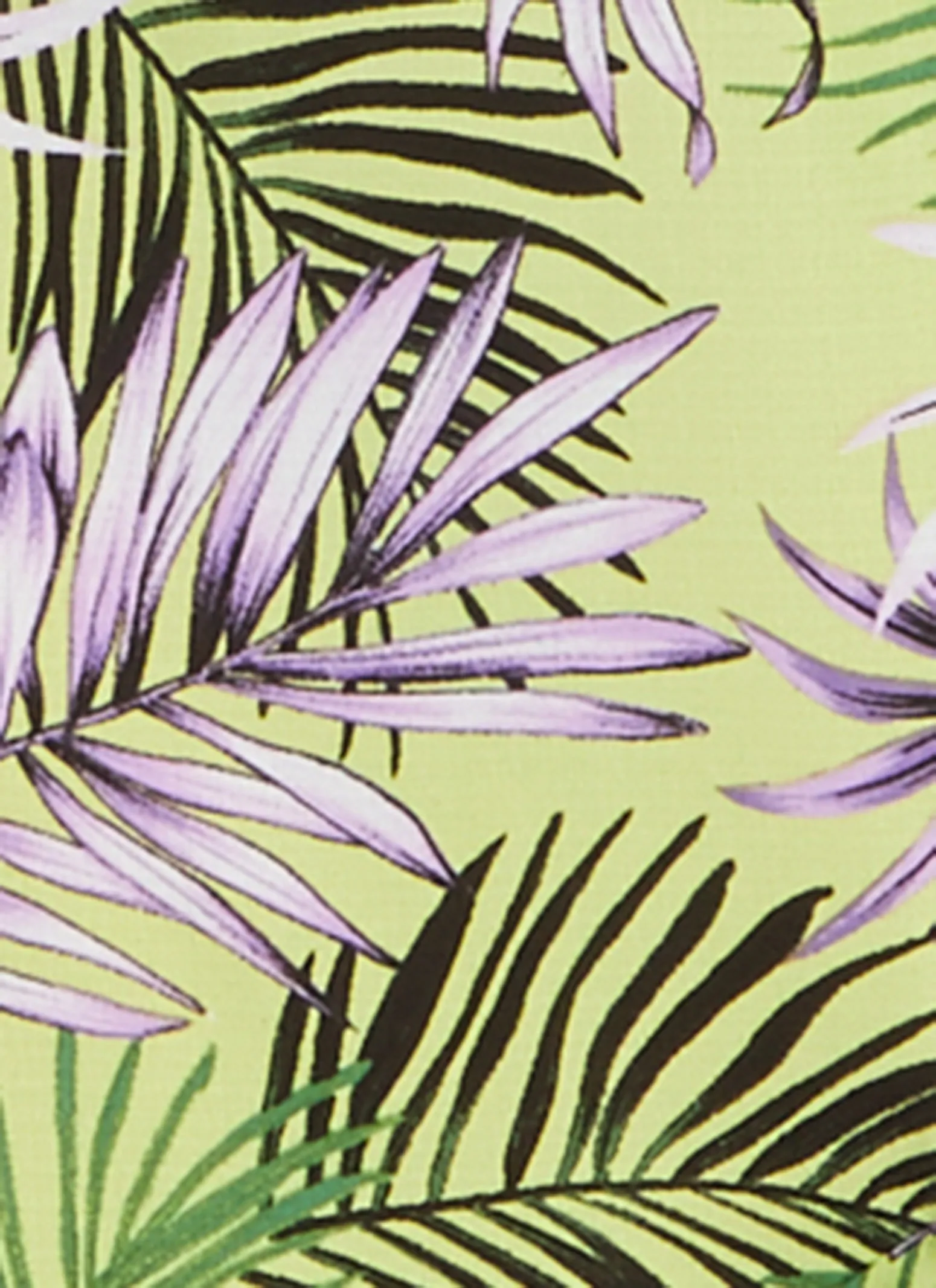 Tropical Print Faux Wrap Tulip Hem Dress sold by Rainbow product image thumbnail 4