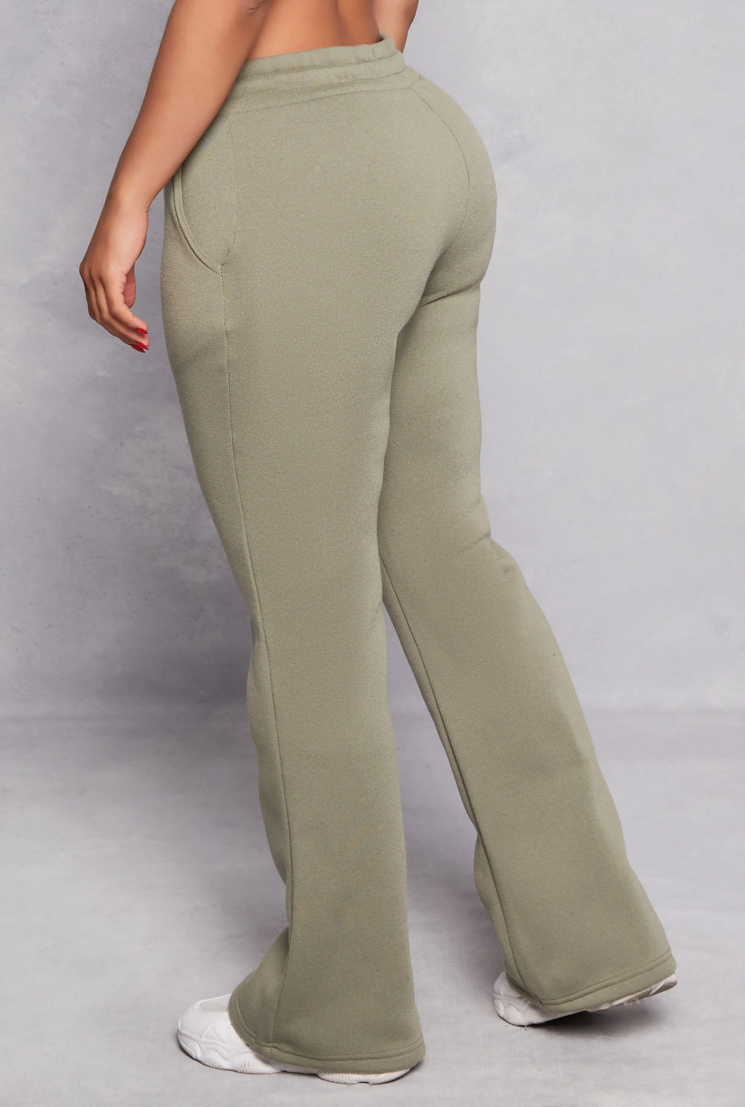 Fleece Lined Boot Cut Sweatpants sold by Rainbow product image thumbnail 3