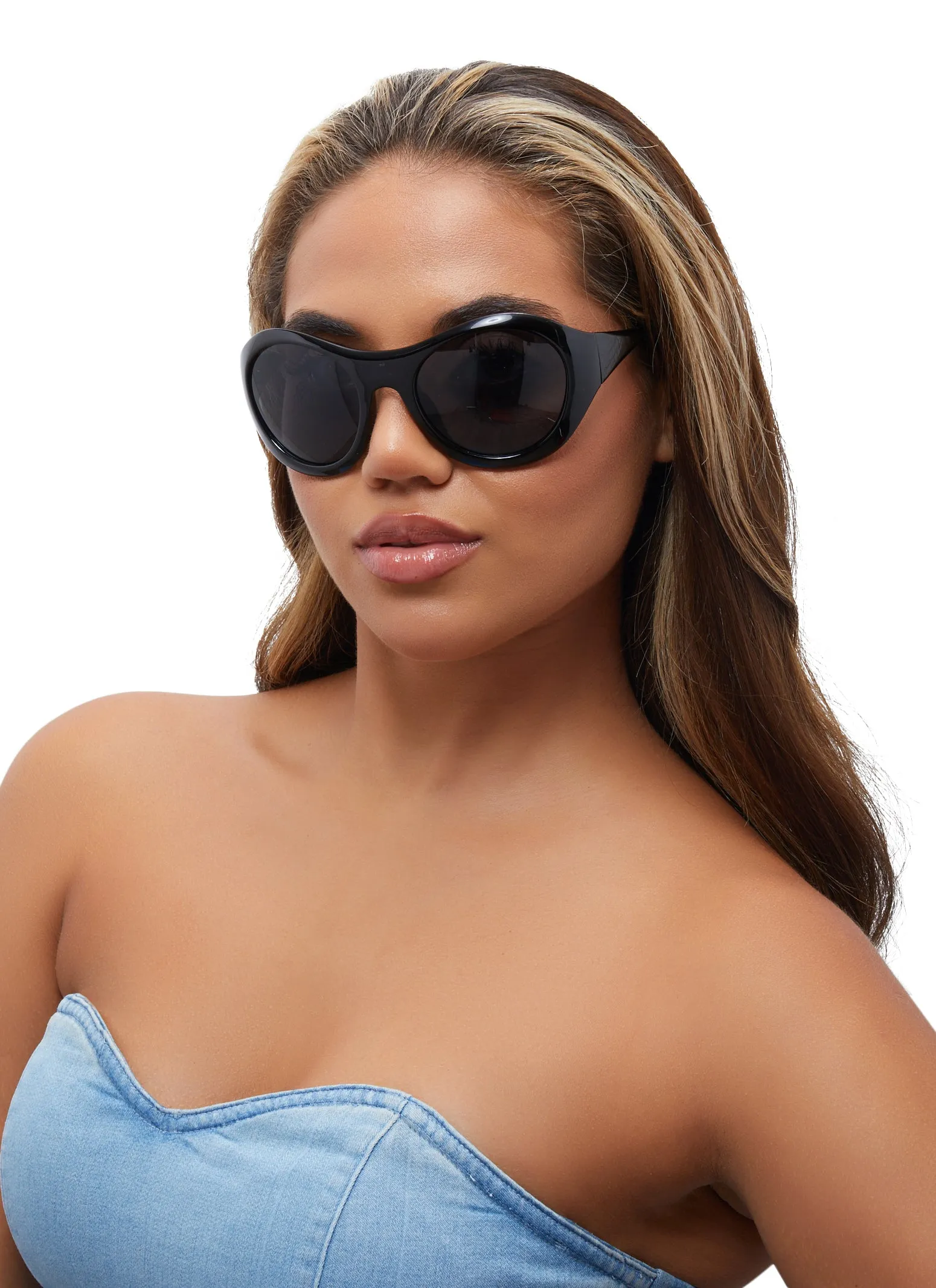 Oversized Oval Sunglasses sold by Rainbow