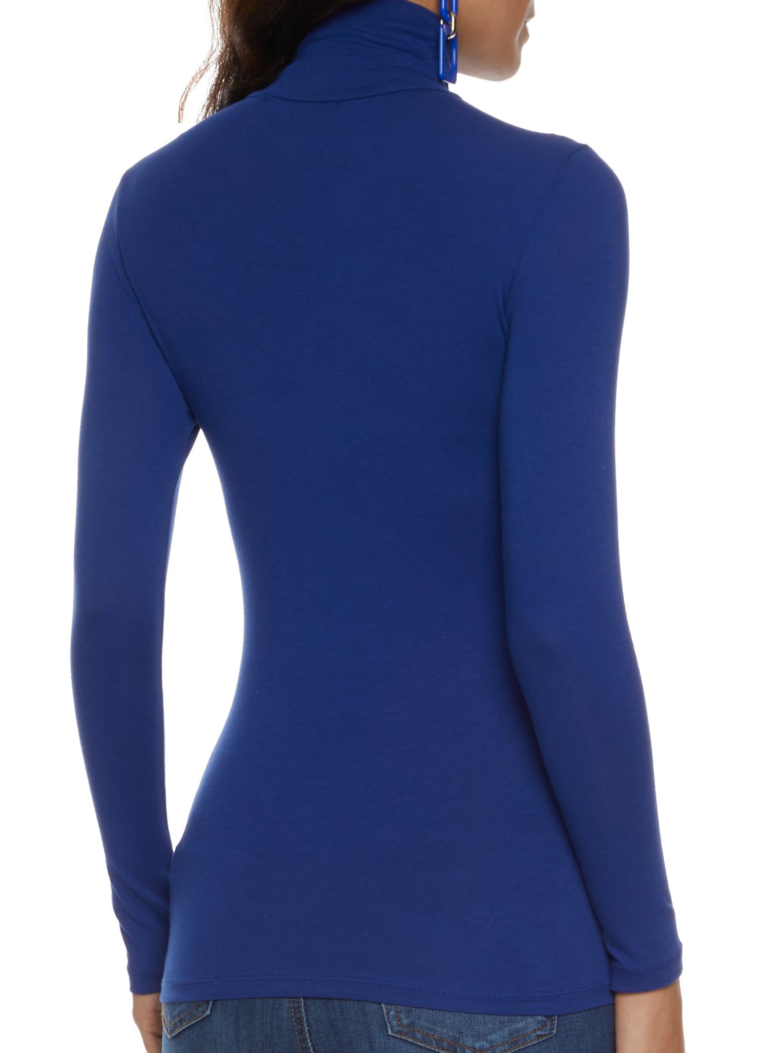 Solid Long Sleeve Turtleneck Top sold by Rainbow product image thumbnail 2