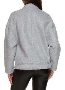 Faux Wool Bomber Jacket sold by Rainbow