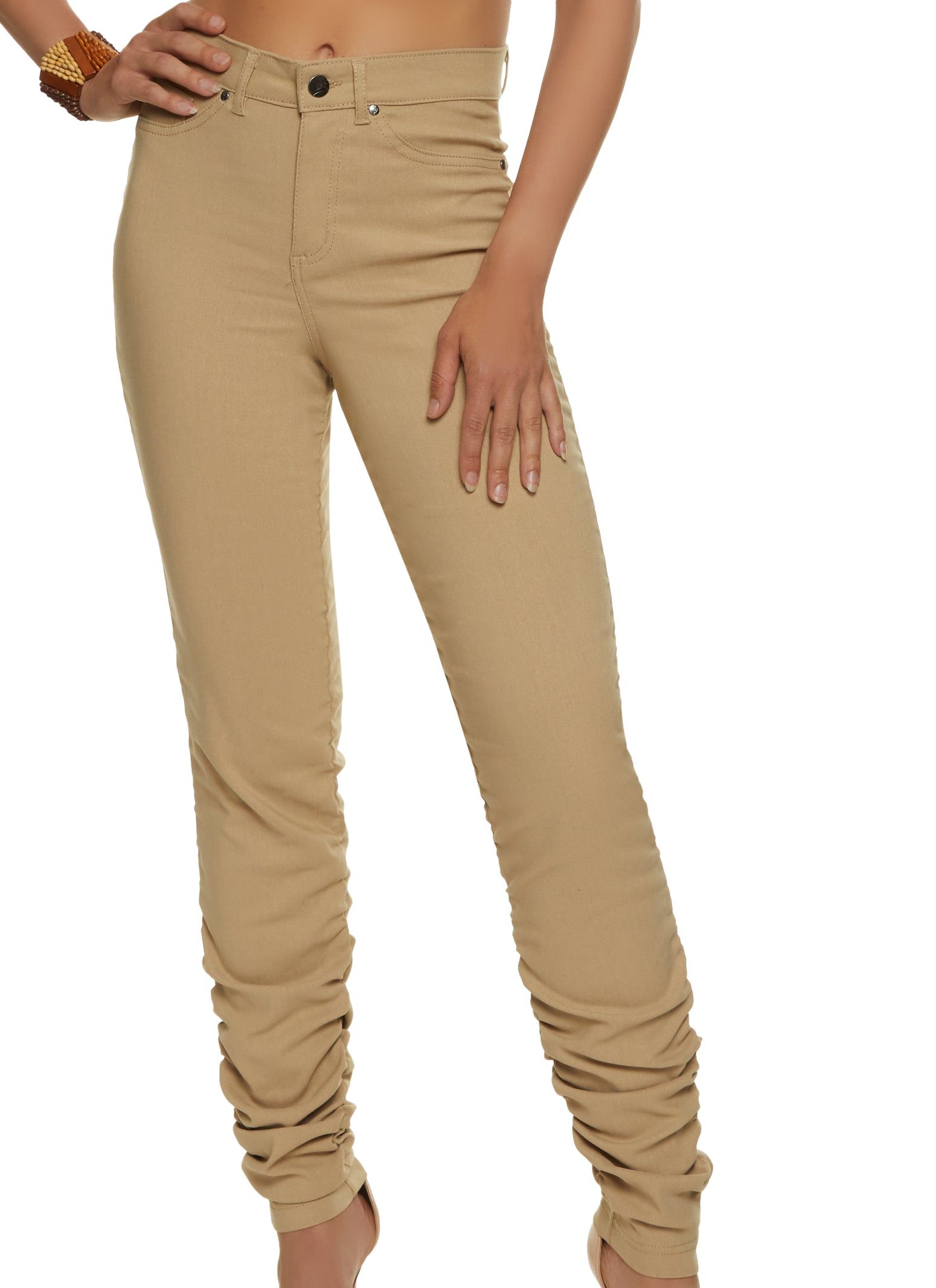 Skinny Stacked Leg Pants sold by Rainbow