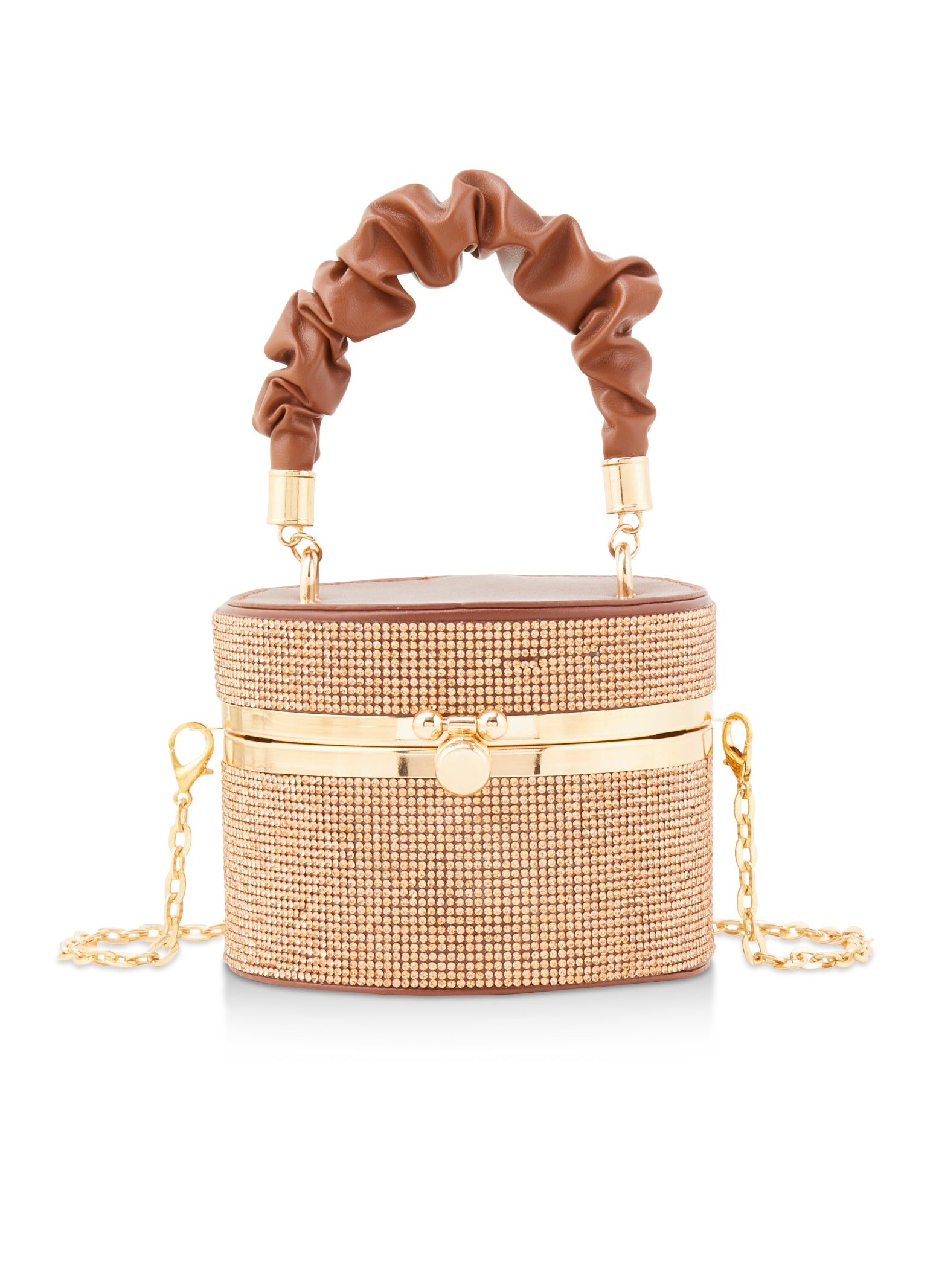 Rhinestone Mini Convertible Cylinder Bag sold by Rainbow product image thumbnail 2