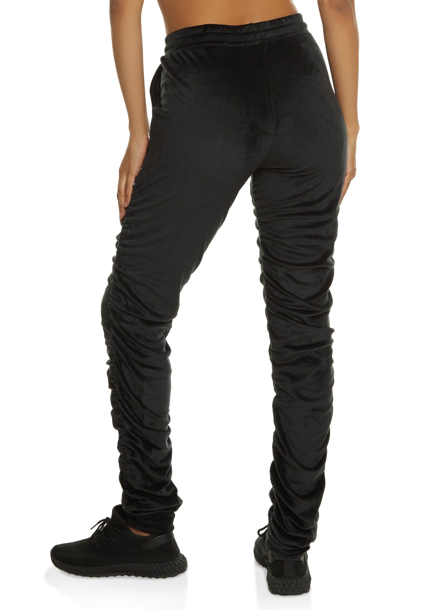 Velour Stacked Joggers sold by Rainbow product image thumbnail 2