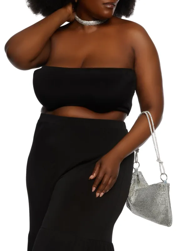 Plus Size Basic Tube Top sold by Rainbow