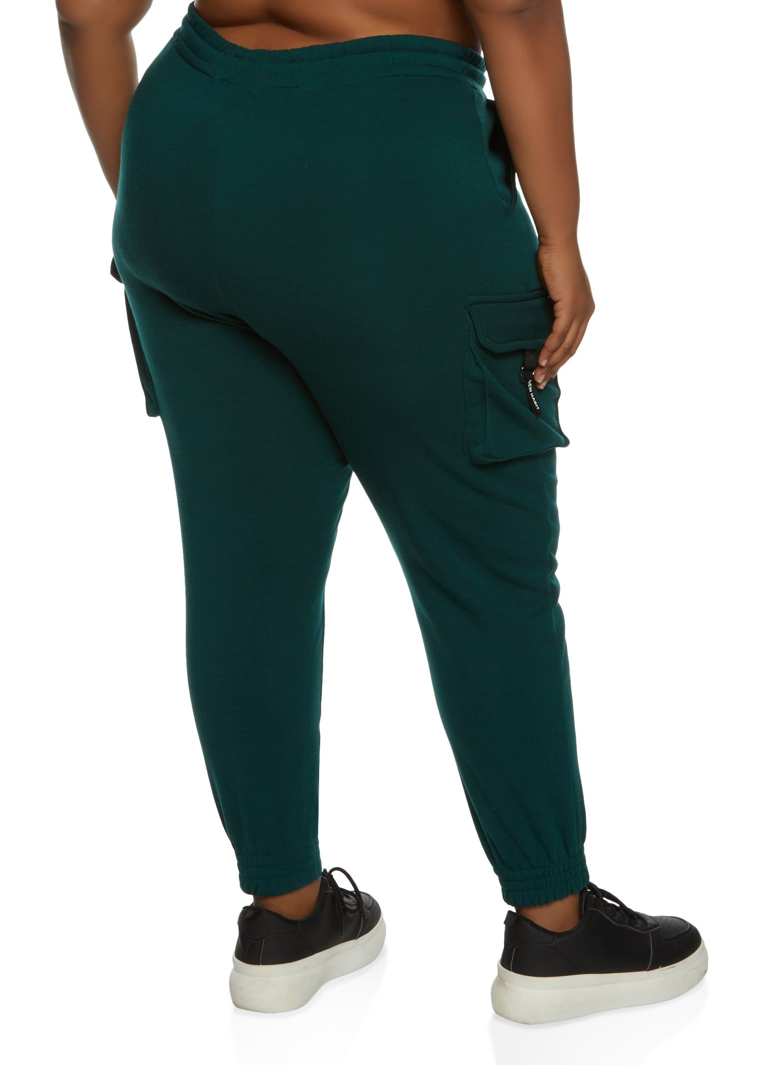 Plus Size Drawstring Cargo Pocket Sweatpants sold by Rainbow product image thumbnail 2