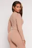 Ribbed Knit Long Sleeve Crop Top sold by Rainbow