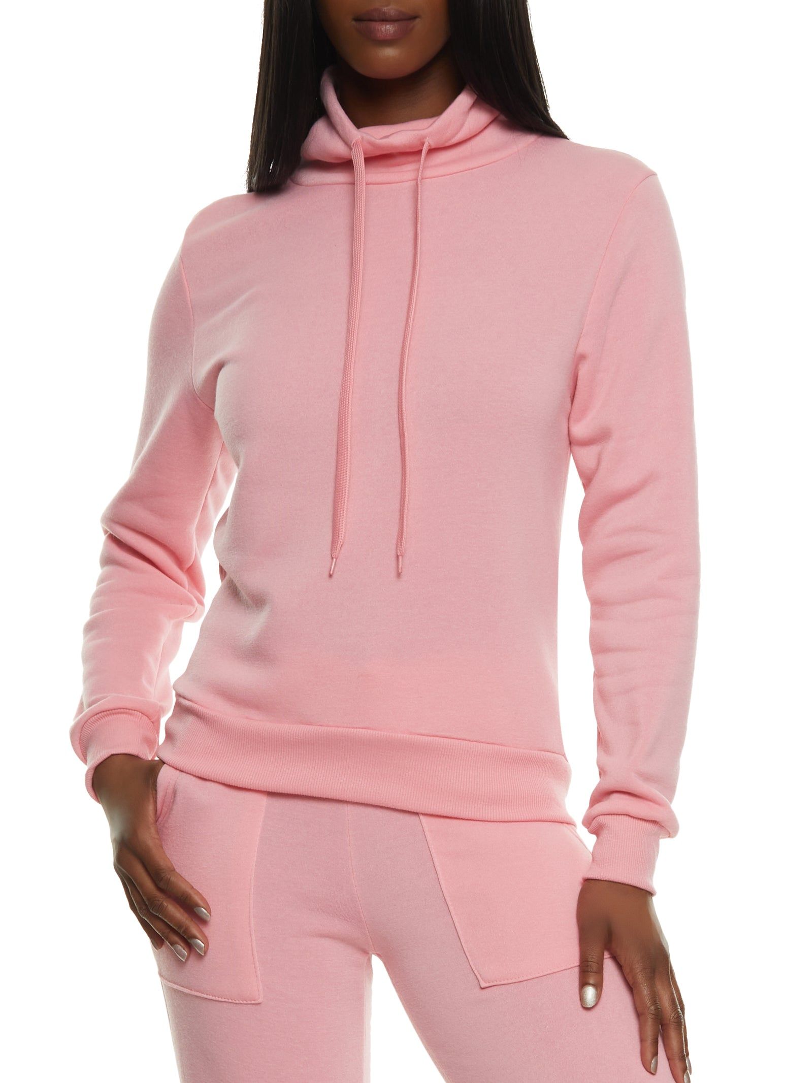 Fleece Funnel Neck Sweatshirt sold by Rainbow